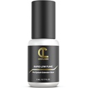 Rapid Low Fume Eyelash Extension Glue for Professionals - Maximum 8 Week Retention / 1 Second Drying Time Semi Permanent Individual/Volume Lash Extension Glue with Deep Black Color - Latex Free 5ml