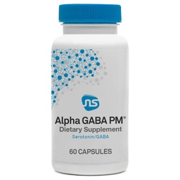 NeuroScience GABA PM Calm Sleep Aid for Adults - 400mg L Theanine Supplement with 5 HTP for Brain Support & Magnesium for Sleep - Soothe an Overactive Mind & Racing Thoughts (60 Κάψουλες)