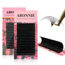 Easy Fan Lash Extensions, Rapid Blooming Volume, D Curl Cashmere Fan Lashes, 0.05mm Thickness, 15mm Length, Self Fanning, Black