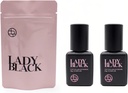 Lady Black 10ml Eyelash Extension Glue, Low Smoke, Low Irritation, Long Lasting Eyelash Extensions, 1-2s Fast Drying, 5-6 Week Retention (2 Pack) Professional Salon Use