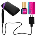 UV Lash Glue (5ml) with Light, 2-in-1 Portable UV LED Lamp Eyelash Extension Glue Applicator, Safe and Easy to Use for Home, Travel, Salon, Professional and Personal Use
