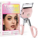 Heated Eyelash Curler, Rapid Heat-up, 24 Hours Long Lasting, USB Rechargeable Electric Heated Lash Curler, 2 Heating Modes with Sensing Heating Silicone Pad (Pink)
