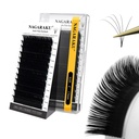NAGARAKU Easy Fan Eyelash Extensions Volume Lash 0.05 C curl 13mm Rapid Blooming Faux Mink Cluster Easy Fanning Pestañas Soft Natural Lashes Supplies for Beginners & Professional Salon Use