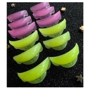 Lash Lift Shields C Curl 6 Size Lifting Pad Rapid Eyelash Shield Shiny Perm Rods Make Eyes Natural Curl Flexible Pads Extreme Rod 100 Use Lami Perming Roller Clear Lash Lifting (Pink+Yellow)