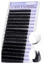 BEYELIAN Easy Fan Lash Extension, 3D Fluffy Rapid Volume Lash Extensions Easy Fan C/D Curl 0.07/0.05 MIX 8-15mm, Automatic Blooming Camellia Easy Fan Lashes Self Fanning Eyelashes Extension (D-0.05)