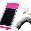 3D Effect Easy Fan Volume Lash Extensions Fluffy Rapid Volume Blooming Eyelash Extensions Self Fanning Eyelash Extensions(0.07-D-8-15mm)