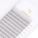 3D Lash Extensions Premade Fans Eyelash Extension C D Curl Natural Rapid Russian Volume Individual Lashes Thickness 0.10mm Pre-fanned DIY Lash Extensions Supplies 8-15mm (3D-C-0.10, 15mm)