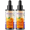 Vitamatic Sugar Free Vitamin A Liquid Drops 10000 IU (3000 mcg) as Retinyl Palmitate - Approximate 4 Months Supply - Immune Support, Eye Health, Skin Health - 2 FL OZ (59 ml) (2 Packs)