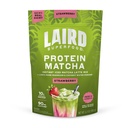 Laird Superfood Protein Matcha Strawberry, Instant Iced Matcha Latte Mix with 10g Complete Protein, Lion's Mane Mushroom & Coconut Water Powder, No Added Sugar, Strawberry, 6.3 oz