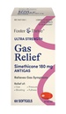 Foster & Thrive Gas & Bloating Relief, Ultra Strength, Simethicone 180mg, Fast Relief of Digestive Discomfort, Works in Minutes, 60 Softgels