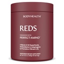 BodyHealth Reds Enhanced with PerfectAmino - Daily Superfood Smoothie Powder with Antioxidants, Adaptogens, Phytonutrients, Fruit, Prebiotics, Probiotics, Fiber, and Protein - 30 Servings