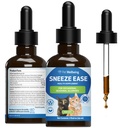 Pet Wellbeing Sneeze Ease for Cats - Occasional Sneezing, Seasonal Allergies, Nose and Eye Discomfort, Eyebright, Nettles - Veterinarian-Formulated Herbal Supplement 2 oz (59 ml)
