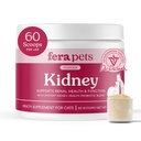 Fera Pets Cat Kidney Support Powder with Probiotics for Cats - 60 Scoops | Antioxidant-Rich Kidney Support for Cats that Enhances Renal Function & Promotes Regular Detoxification
