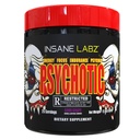 Insane Labz Psychotic Rated-R, High Stimulant Pre Workout Powder, Extreme Lasting Energy, Focus and Endurance with 8G+ L-Citrulline Malate, 3.2G+ Beta Alanine, 1G+ GABA, (25 Servings, Sour Grape)