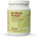 No Bloat Protein Powder for Digestive Health – 24g Grass Fed Whey Isolate with 5 Herbs – Natural Dubai Chocolate Flavor