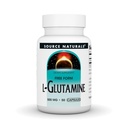 Source Naturals L-Glutamine, Free Form Amino Acid that Supports Metabolic Energy*, 500mg - 50 Capsules