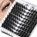 Zegaine Cat Eye Lash Clusters With Spikes Eyelash Extensions Wispy Lashes Clusters Anime Pre-Mapped Lash Clusters C-Curly Manga Left&Right Individual Lashes 6-18MM
