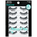 Ardell Natural Lashes 120, Natural Look Wispy Strip False Eyelashes, 6 Pair | Lightweight, Long-Lasting Wispies Strips for Everyday Wear, Mink Fur, Black, 1 Pack