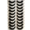 Fake Eyelashes Natural 15MM Cat Eye Lashes Pack Short Faux Mink Thick Curly 3D Dramatic Soft Strip False Eye Lashes Multipack