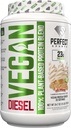 PERFECT SPORTS Vegan Diesel 100% Plant Based Protein | Whole Food Blend | No Artificial Sweeteners, Lactose Free, Keto | 23g Protein | 1.5 Pounds (Vanilla Ice Dream)
