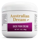Australian Dream Back Pain Cream - Soothing, Non-Greasy Muscle Pain Relief Cream - Good for Neck, Back, Body, or Muscle Aches - 9 oz Jar