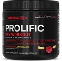 PE Science Prolific Pre Workout Toz for Men & Women with L-Citrulline Nitrik Oksit ATM, Enerji Toz & Nootropic for Focus – Preworkout Without Beta Alanine – 40 Scoops, Raspberry Lemonade