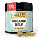 Alice & Eli Organic Kelp Powder for Dogs – Supports Healthy Coat, Thyroid & Immune System - Multivitamin Seaweed Powder from Canada