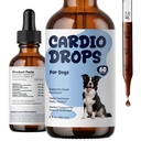 Cardio Drops for Dogs, Herbal Heart Support Liquid, Supports Daily Cardiovascular Wellness, Calm Vitality & Heart Function, with Hawthorn, Motherwort, Gotu Kola & Lavender, 2 fl oz