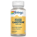 SOLARAY Food Carotene, Vitamin A as Beta Carotene 25000IU Carotenoids for Healthy Skin & Eyes, Antioxidant Activity & Immune System Support (076280041217) (100 CT)