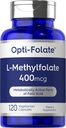 Carlyle L Torchfolate 400 mcg | 120 Vegetarian Capsules | Optimized ve Aktif Metil | Non-GMO & Gluten Free Supplement | by Opti-Folate