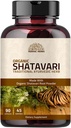 Shatavari Capsules 1000 mg | Organik Shatavari 45 Günlük Supply | Vata & Pitta için bir ayurvedic Herb (90 Capsules)