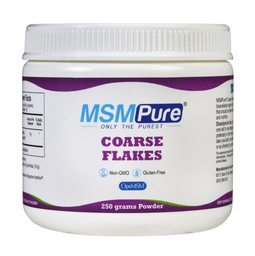 KALA Health MSMPure Coarse MSM Powder Fleakes – US-Made MSM για κοινή υγεία, εμφάνιση του δέρματος, και Hair & Nail Support – 8,8 oz, Organic Sulfur