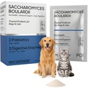 Probiotics for Dogs & Cats, Cat & Dog Probiotics for Digestive Health with Prebiotic & Enzymes and S. Boulardii, Probiotic Powder Support for Occasional Diarrhea, Gut Health & Immunity, 7 Packs