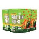 Twin Peaks Low Carb, Keto Friendly Protein Puffs, (Jalapeno Cheddar, 2.1 Ounce), 2 Servings, 3 Pack (60g, 42g Protein, 4g Carbs)