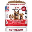 Probiotics for Dogs Digestive Health - Probiotic Chews for Gut Health, Itchy Skin Yeast, Diarrhea - USA Product - Immune Support Supplement - Dog Digestive Support & Allergy Relief Chews with Enzymes