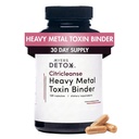 CitriCleanse Toxin Binder Supplement, Supports Heavy Metal Detox, Energy, & Overall Wellness, with Cilantro Extract, Grapefruit Pectin, & Fulvic Acid, Gluten Free, Vegan, Non GMO, 120 Ct