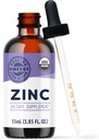 Vimergy Organic Zinc Συμπληρώματα για γυναίκες & άνδρες (7.5mg Liquid Zinc Per Serving) Γρήγορη απορρόφηση ανοσοποιητική υποστήριξη, προωθεί υγιή οστά & δέρμα, USDA Certified Organic, Vegan, Μέχρι 27 εξυπηρετούν (55 mL)