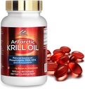 Antarktika Krill Oil Diyeter Supplement (500 mg, 60 Softgels)