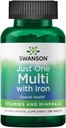 Swanson Century Formula Iron 130 Tabs ile Multivitamin