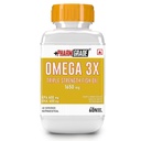 Pharmgrade Omega 3X Fish Oil - 1650mg Fish Oil with EPA 600mg and DHA 400mg - Supports Muscle Recovery, Heart Health, Hair, Joints, Eyes and Brain - 60 Capsules