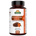 Biosash Sea Buckthorn Seed Oil Capsules 30 Caps | CO2 Extracted from Certified Organic Berries | Omega 3 6 7 9 | Liver Health | Rich in Antioxidants & Vitamins | Skin, Hair, Immunity & Wellness
