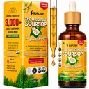 Soursop Bitters Soursop Leaves Liquid Drops with Turmeric Extract, Vitamin C, Zinc Citrate and Black Pepper for Enhanced Bioavailability - 50 ml by SUPLISH