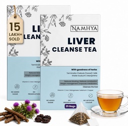 Namhya Liver Cleanse Herbal Tea | Fatty Liver Detox | 25x2 Tea Bags