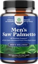 Natures Craft Saw Palmetto for Men with Beta Sitosterol - Saw Palmetto Extract Prostate Health Supplement for Men Bladder Control and Prostate Support - Restoring Hair Supplement