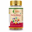 Surya Amrut Ayurvedic Capsules, 60 Tablets, Extracts from 600+ Vegetables, Fruits, Grains and Pulses, Immunity, Energy, Detox and pH Balance Support