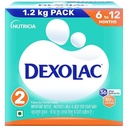 Dexolac Stage 2 Follow up Formula for Babies - (6-12 months) - with Iron,Vit C, Zinc, Protein & other Vital nutrients - 3x400g -Bag -in -Box