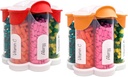 Extra Large Pill Organizer Καθημερινά, Weekly, Monthly συμπλήρωμα μπουκάλι, χαριτωμένο Blossom χάπι διανομής με 7 XL διαμερίσματα (2 πακέτο Combo) (πορτοκαλί και κόκκινο)