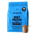The Func. Lab Whey Protein Isolate - Dark Chocolate | 1kg | Grass‑Fed, 28g Protein, 6.37g BCAA per Scoop | High Protein Supplement for Muscle Growth, Digestion and Absorption Support