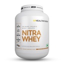 Healthfarm Nitra Whey Protein | 34g Protein Per Serving & 3g Added Creatine | Blend of Isolate & Concentrate Protein (Belgian Chocolate, 2kg)