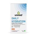 Unived Daily Hydration – Enhanced Cellular Hydration (ECH) with Electrolytes, Supports Athletic Performance, Daily Wellness, and Optimal Fluid Balance – Family-Friendly, 20 Sachets (Box of 20, Orange)